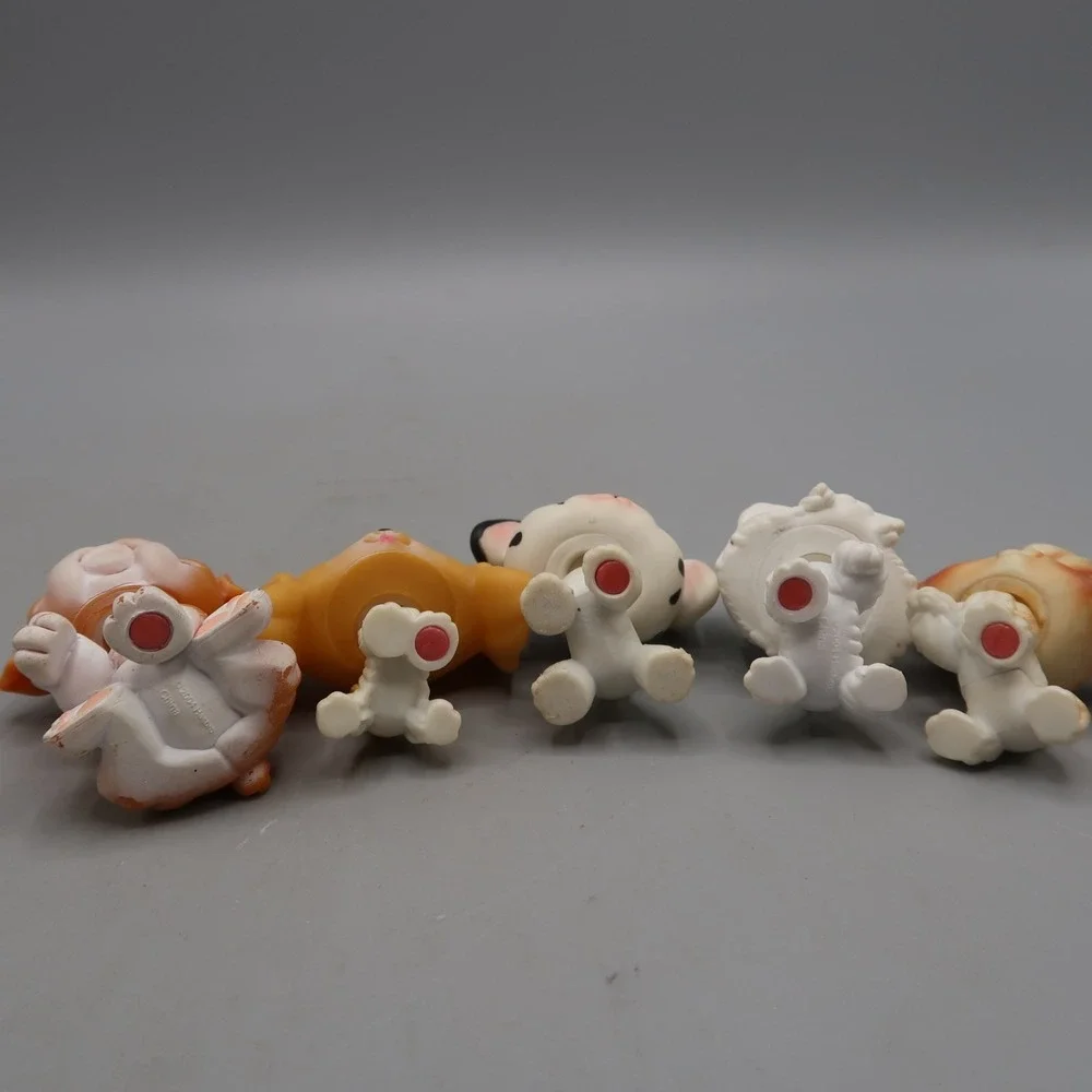Vintage Littlest Pet Shop Lot of LPS Dog #44 Dalmatian Dog Bulldog #79 Maltese +